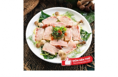 CÁ HÔ TIẾN VUA XỐT NẤM MỐI