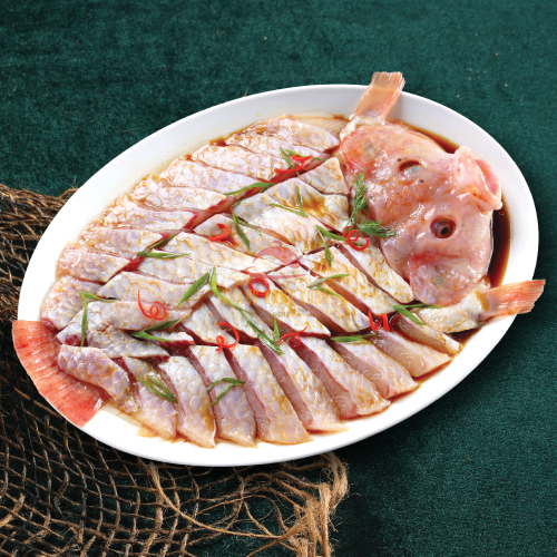 Cá Điêu Hồng hấp Hồng Kông
