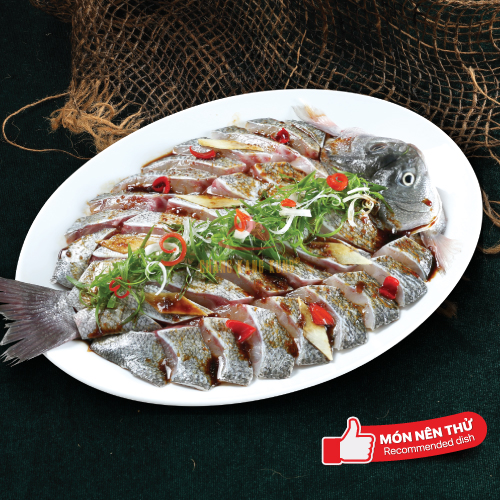 Cá Mú Úc hấp Hồng Kông