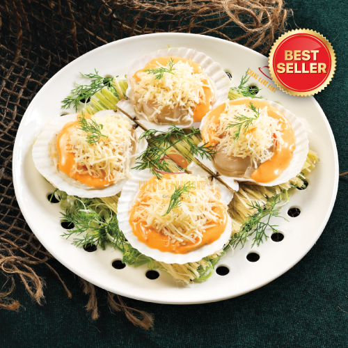 Sò điệp Nhật xốt hoàng kim