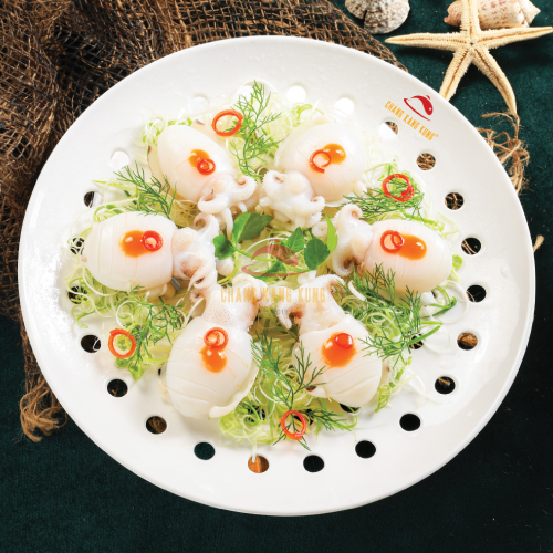 Mực nút xốt tứ xuyên