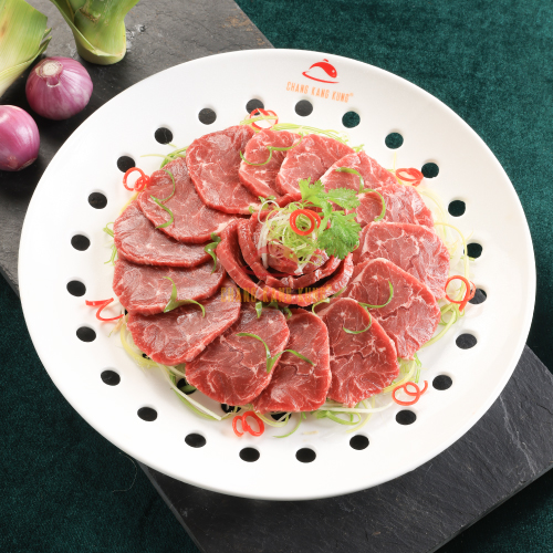 Bắp bò hấp tỏi tây