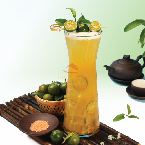 Trà tắc muối hồng