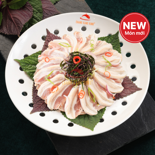 Heo rừng lai hấp tía tô